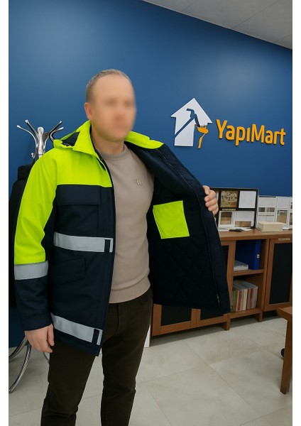 Çok Amaçlı Şapkalı Işçi Mont ve Kaban Reflektörlü Içi Polarlı Parka 1.sınıf Kalite fiyatları