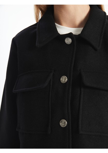 Yeni Sezon Düz Uzun Kollu Kadın Kaşe Ceket modelleri