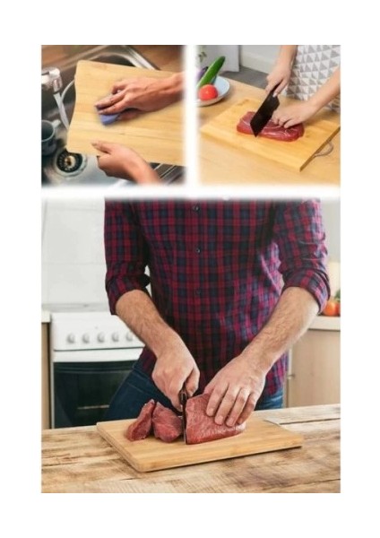 Metal Saplı Bambu Kesim Panosu fiyatları