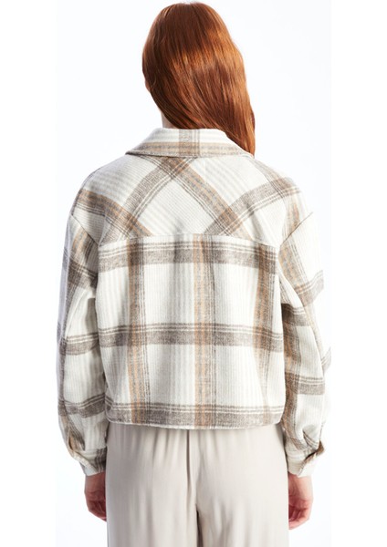 Yeni Sezon Ekose Uzun Kollu Kadın Oduncu Gömlek Ceket indirimleri