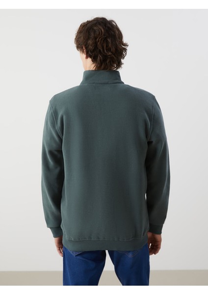 Yeni Sezon Dik Yaka Erkek Sweatshirt fırsatları