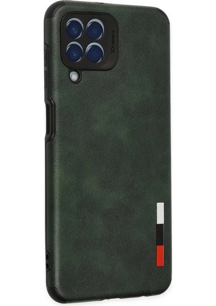 Samsung Galaxy M33 Kılıf Loop Deri Silikon - Yeşil modelleri