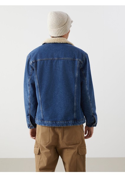 Yeni Sezon Slim Fit Erkek Jean Ceket fırsatları