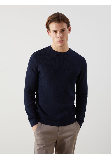 Yeni Sezon Bisiklet Yaka Erkek Triko Kazak