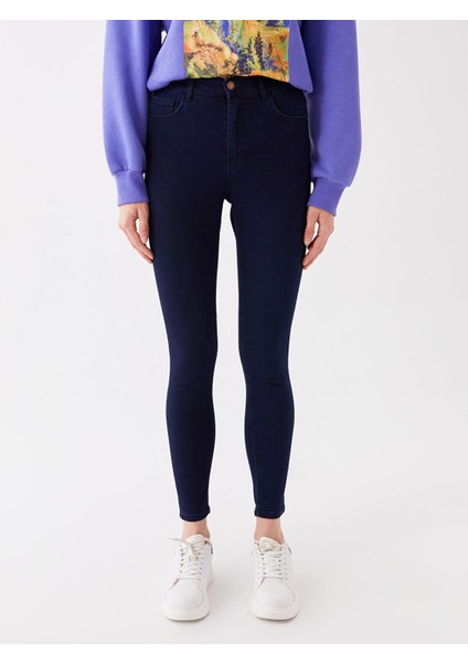 Yeni Sezon Jüpiter Süper Skinny Fit Kadın Jean Pantolon fırsatları