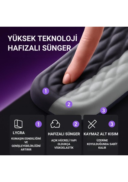 Masaüstü Kol Dayama Padi Ergonomik Klavye ve Mouse Için Bilek Destek Seti Bilek Yastığı modelleri