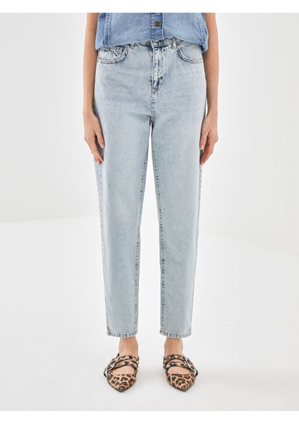 Yeni Sezon Mom Fit Kadın Jean Pantolon fiyatları