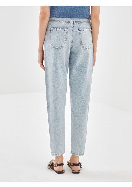 Yeni Sezon Mom Fit Kadın Jean Pantolon fırsatları