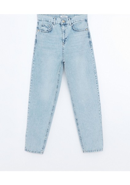 Yeni Sezon Mom Fit Kadın Jean Pantolon indirimleri