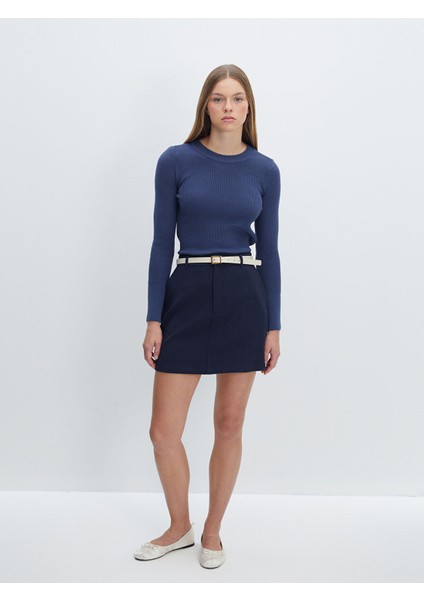 Yeni Sezon Bisiklet Yaka Düz Uzun Kollu Kadın Triko Kazak fiyatları