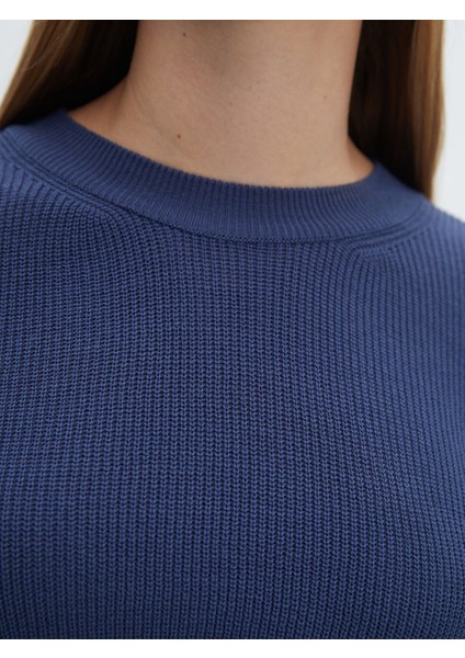 Yeni Sezon Bisiklet Yaka Düz Uzun Kollu Kadın Triko Kazak modelleri