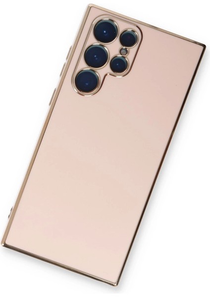 Samsung Galaxy S22 Ultra Kılıf Volet Silikon - Pembe modelleri