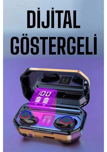 Kablosuz Bluetooth Kulaklık Dijital Göstergeli Uzun Pil Ömrü fırsatları