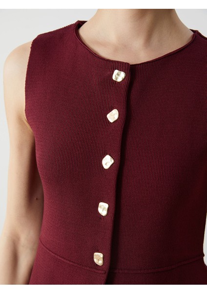 Yeni Sezon Bisiklet Yaka Kadın Triko Yelek modelleri