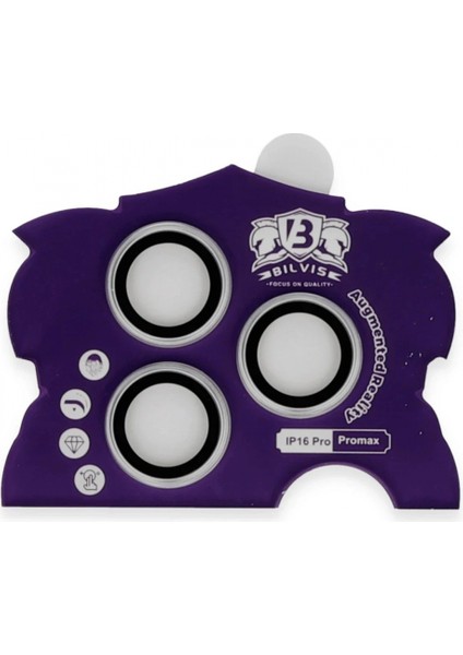 Ieg iPhone 16 Pro Max Bilvis Titan Kamera Lens - Gümüş fiyatları