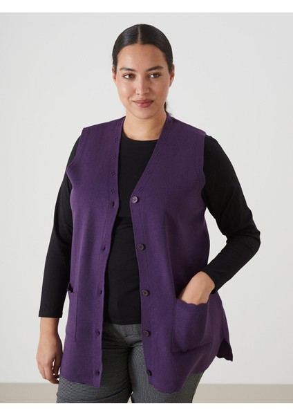 Yeni Sezon V Yaka Kadın Triko Yelek fiyatları