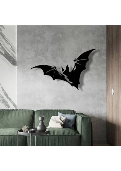yarasa siluet metal duvar dekoru – minimal ve tasarım fırsatları