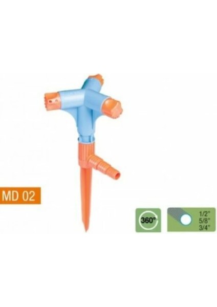 3 Yönlü & Normal Sprink Fıskiye (Kısa Meme)