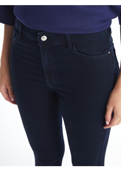 Yeni Sezon Slim Fit Kadın Içi Şardonlu Jean Pantolon fırsatları