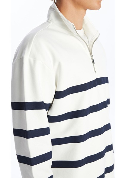 Yeni Sezon Dik Yaka Uzun Kollu Erkek Kalın Kalın Sweatshirt modelleri