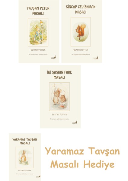 Beatrix Potter 2 - Sincap Cevizkıran Masalı + Beatrix Potter 5 - Iki Şaşkın Fare Masalı