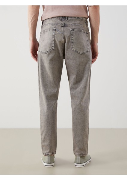 Yeni Sezon Loose Fit Erkek Jean Pantolon fırsatları