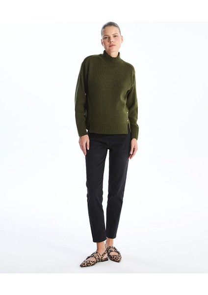 Yeni Sezon Karın Panelli Mom Fit Hamile Jean Pantolon