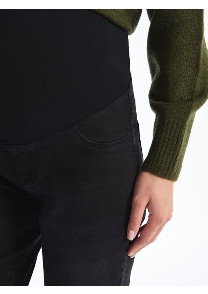 Yeni Sezon Karın Panelli Mom Fit Hamile Jean Pantolon modelleri