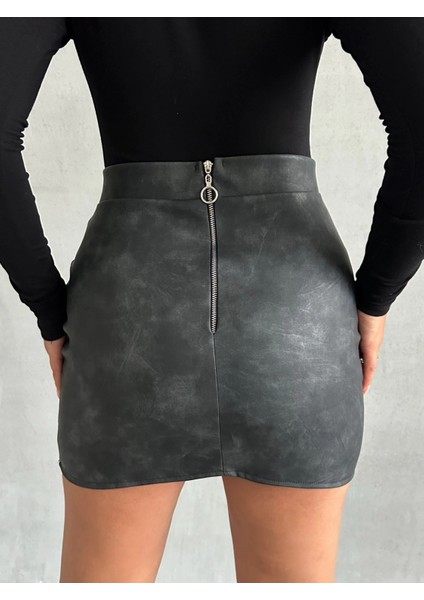 Lvsqvr Eskitme Deri Mini Etek (Beden: M) fiyatları