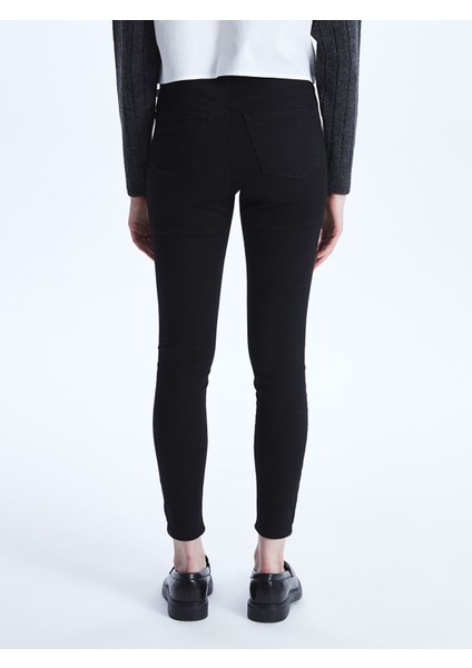 Yeni Sezon Beli Kemerli Jüpiter Süper Skinny Fit Kadın Jean Pantolon fırsatları