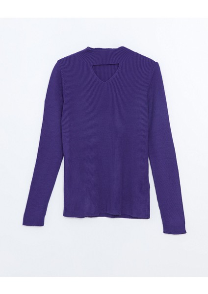 Yeni Sezon Dik Yaka Kadın Triko Kazak indirimleri