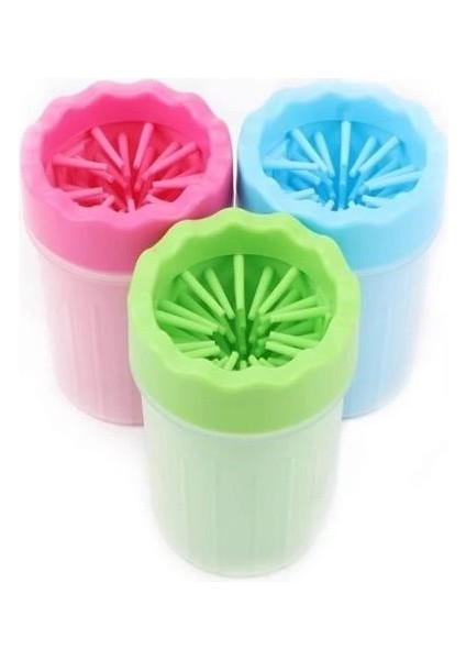 Silikon Jel Fırçalı Kedi Köpek Pati Ayak Yıkama Temizleme Kovası (Küçük) fiyatları