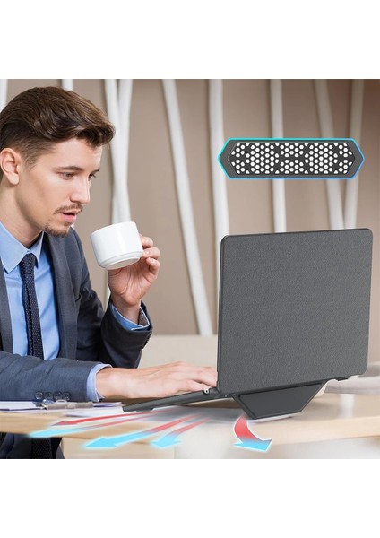 Lvsqvr Newface Macbook Air 15 2024 Macbook Deri Kapak - Gri fırsatları