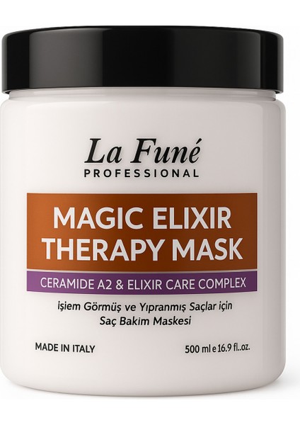 Magic Elixir Therapy Series Italyan Özel Formül Yıpranmış Saçlar Için Saç Bakım Maskesi 500 ml fiyatları