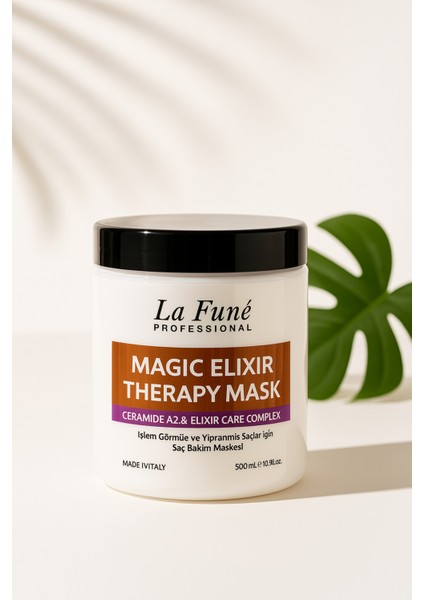 Magic Elixir Therapy Series Italyan Özel Formül Yıpranmış Saçlar Için Saç Bakım Maskesi 500 ml modelleri