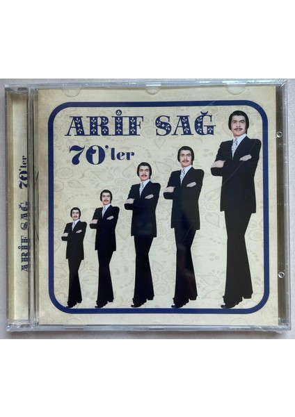 Arif Sağ 70'ler CD (Jelatinli Sıfır Orijinal Baskı Cd)