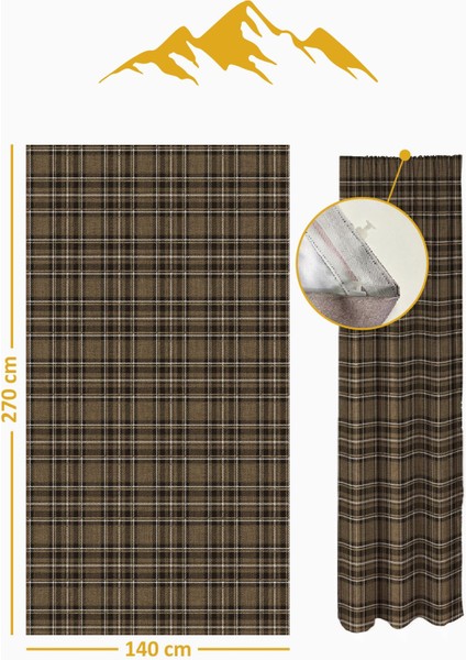 Parlak Saten Mikro Kumaş Çift Kanat Fon Perde Takımı PRD0016 fiyatları