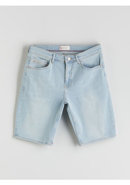 Yeni Sezon Slim Fit Erkek Jean Şort indirimleri