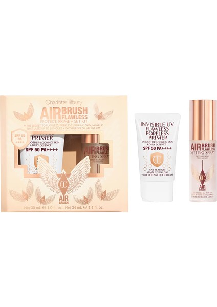 Airbrush Flawless Protect Prime + Set Kit - Hediye Kutusu 34 ml + 30 ml