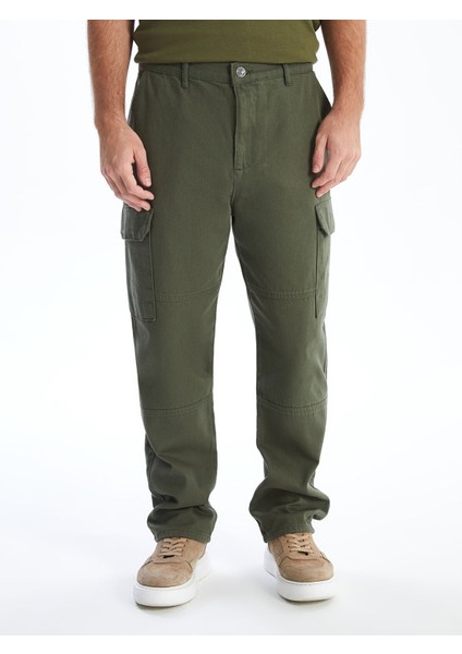 Yeni Sezon Rahat Kalıp Gabardin Erkek Kargo Pantolon fırsatları