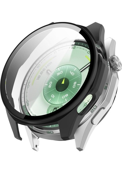 Huawei Watch Gt 6 / Gt 6 Pro 46 mm Uyumlu Sert Pc Kasa ve Ekran Koruyucu Gt6/gt6 Pro 46MM Pc Kasa