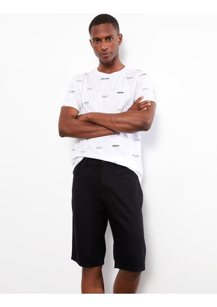 Yeni Sezon Standart Kalıp Erkek Jean Şort