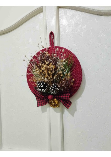 Yılbaşı Özel Tasarım Kozalak Garland Kapı Duvar Süsü fiyatları