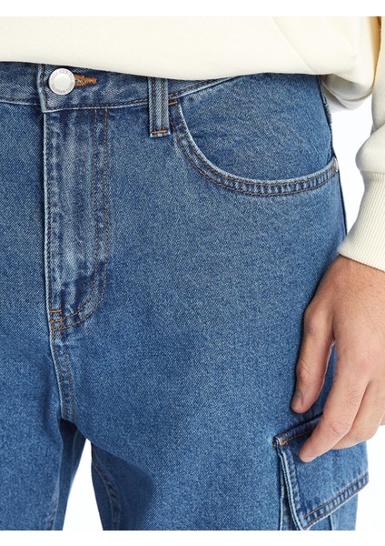 Yeni Sezon Baggy Fit Erkek Kargo Jean Pantolon modelleri
