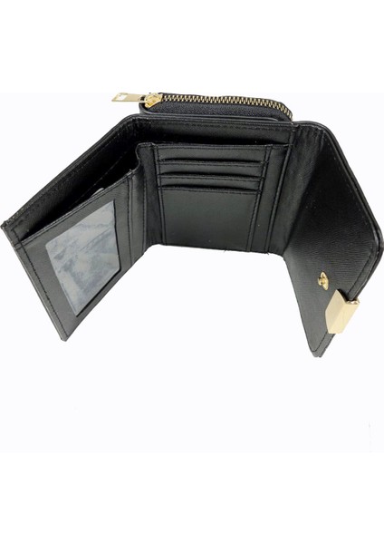 1026 Siyah Çıtçıtlı Kartlık Cüzdan – Kadın El Çantası fırsatları