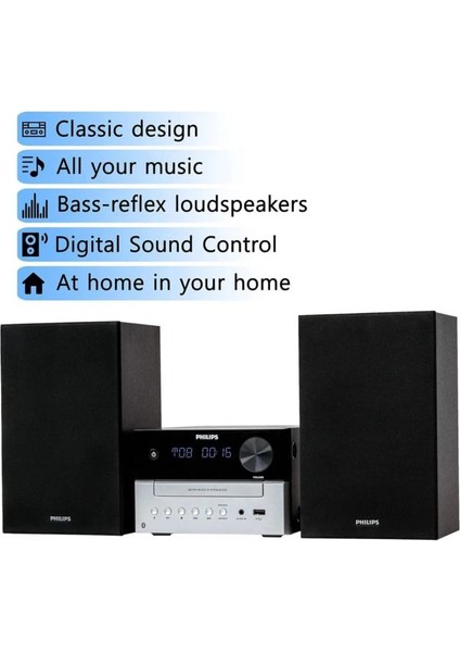 Phılıps Stereo Bluetooth Müzik Sistemi fiyatları
