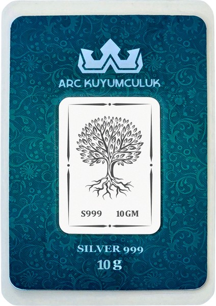 999 Ayar Gümüş ile Üretilmiş Hayat Ağacı Temalı Hediyeye Özel 10 Gram 999 Ayar Gümüş KÜLÇESI-661