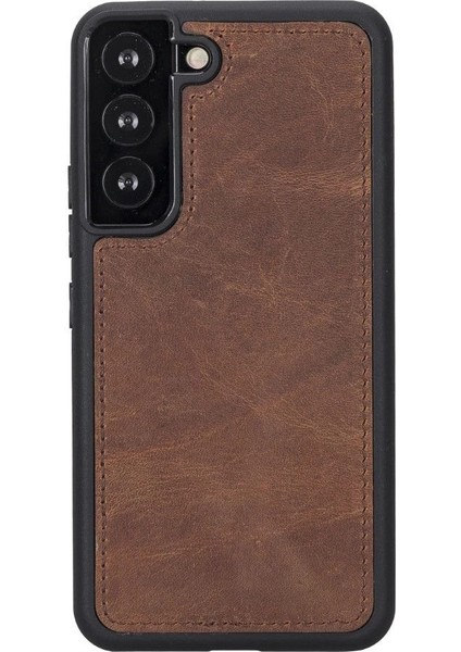 Samsung Galaxy S22 Uyumlu Deri Cüzdanlı Kılıf Mwwn G2 Kahve fiyatları