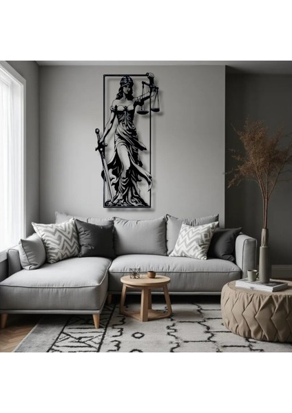 Adalet Tanrıçası Themis Metal Duvar Dekoru – Hukuk Bürosu ve Ofis Tasarımı fiyatları