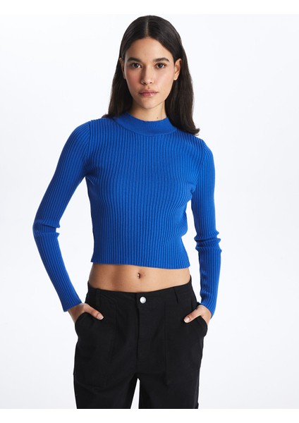 Yeni Sezon Yarım Balıkçı Yaka Kadın Triko Kazak